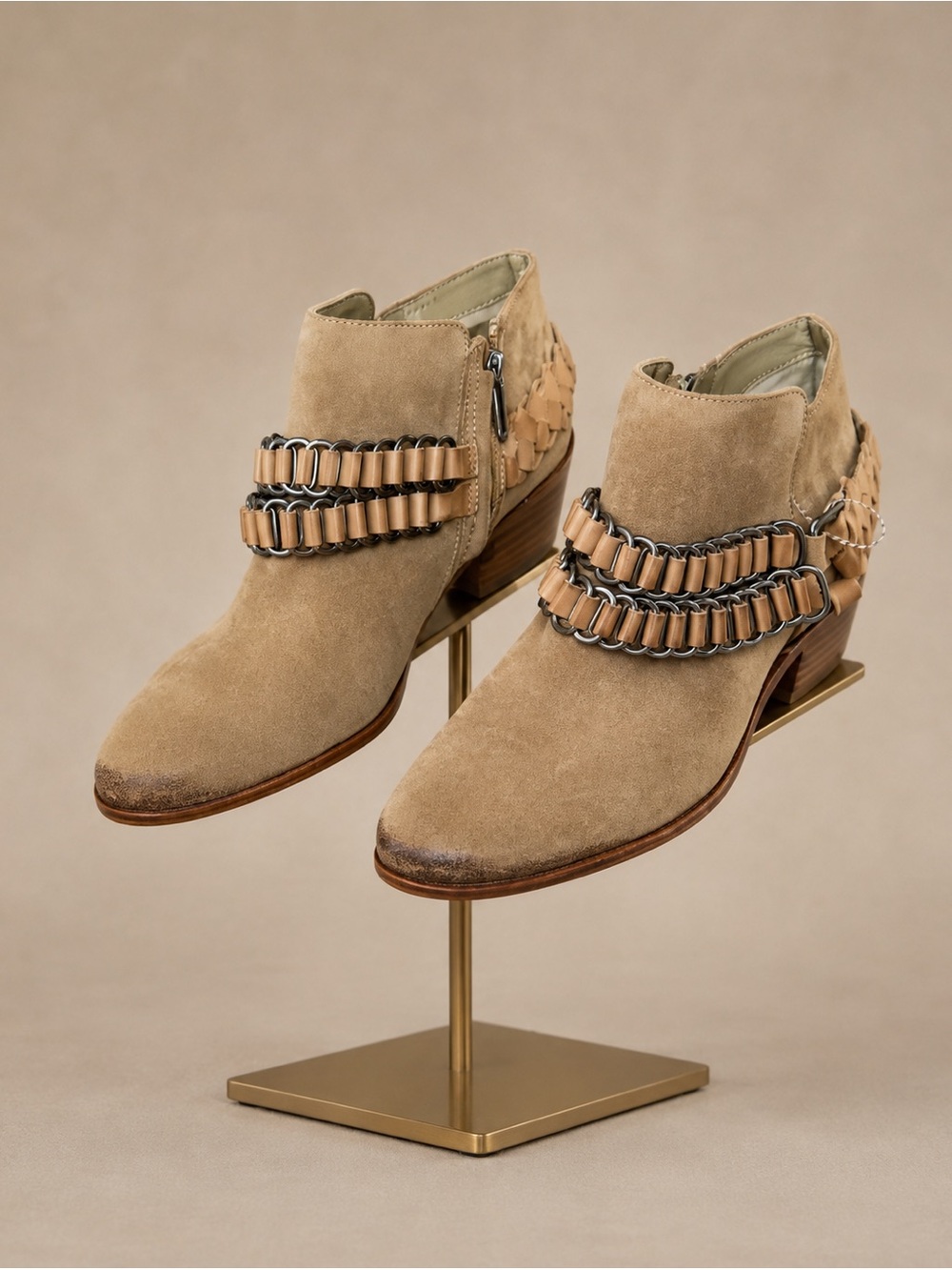 Sam Edelman Size 7.5 Posey Chain Booties